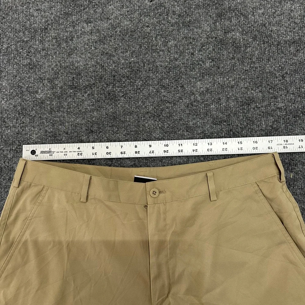 Nike Golf Pants Mens Size 34x32 Beige Dri-Fit Athletic Casual Khaki Trousers